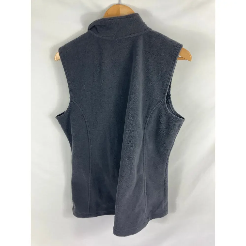 Champion Grey Zip Up Fleece Vest Size XL